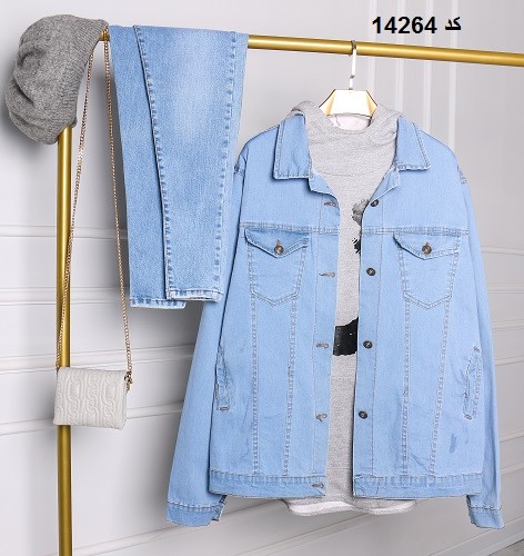 0576- کت جین کوتاه