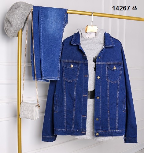 0576- کت جین کوتاه