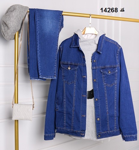0576- کت جین کوتاه