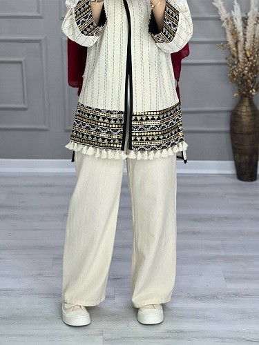 0632_ شلوار بگ لینن