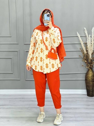 0647_مانتو لینن موکا