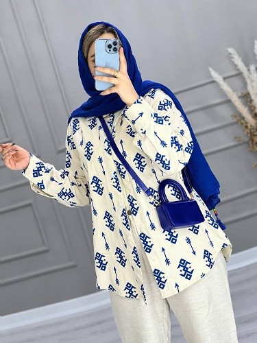 0647_مانتو لینن موکا