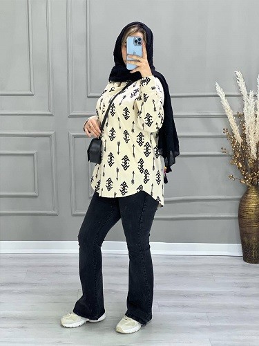 0647_مانتو لینن موکا