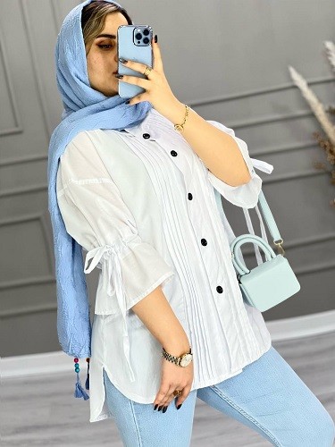 0649_مانتو شومیزی ملیسا