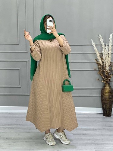 0662_ مانتو پیراهنی الیزه