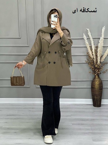 0664_ مانتو جلو بسته روشا