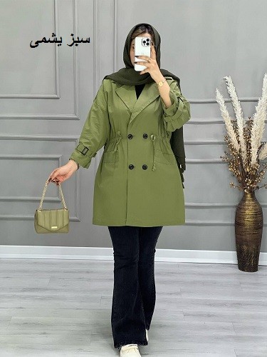 0664_ مانتو جلو بسته روشا