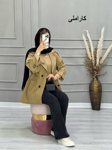 0664_ مانتو جلو بسته روشا