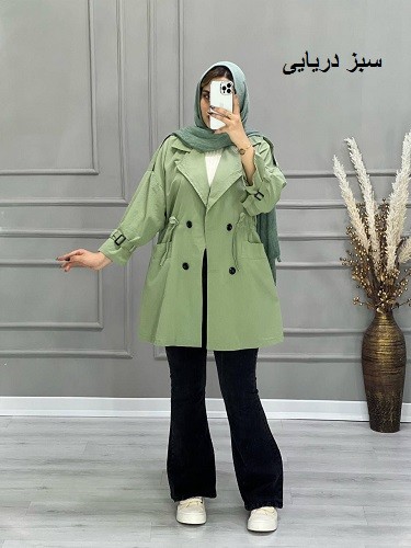 0664_ مانتو جلو بسته روشا