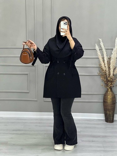 0664_ مانتو جلو بسته روشا