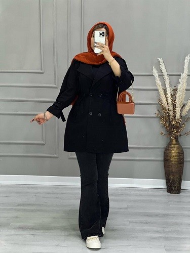 0664_ مانتو جلو بسته روشا