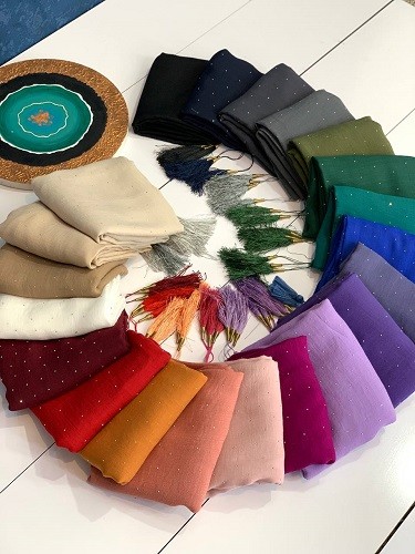 0045_روسری نگینی