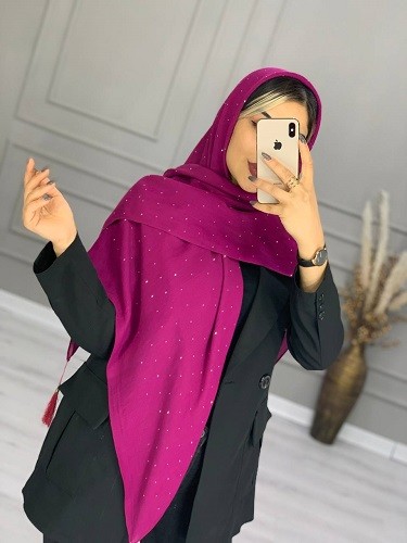 0045_روسری نگینی