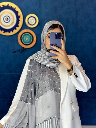 0071_شال لینن مانلی