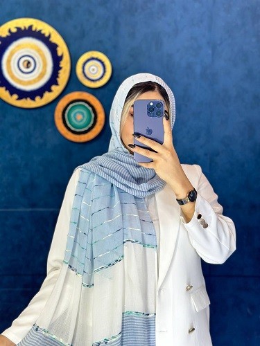 0071_شال لینن مانلی