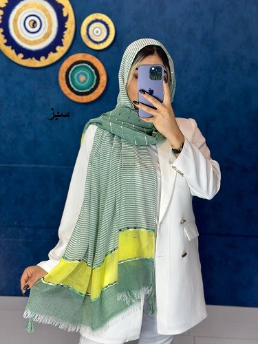 0071_شال لینن مانلی