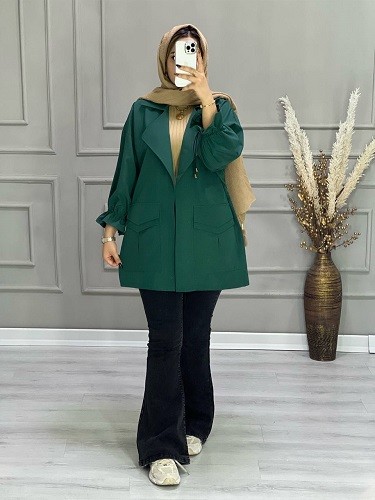 0683- مانتو آستین عروسکی دلبر