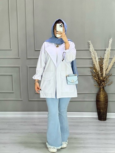 0683- مانتو آستین عروسکی دلبر