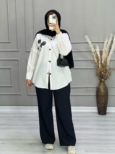 0688_ مانتو عروسکی میکی موس