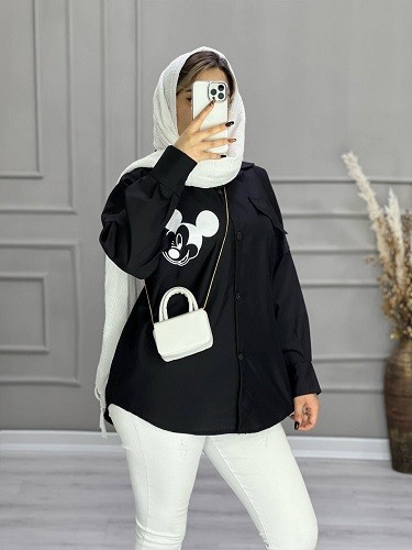 0688_ مانتو عروسکی میکی موس