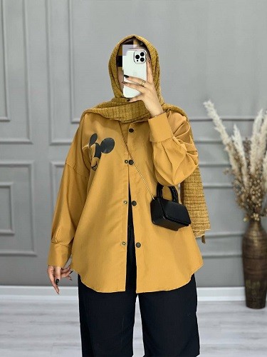 0688_ مانتو عروسکی میکی موس