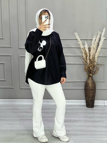 0688_ مانتو عروسکی میکی موس