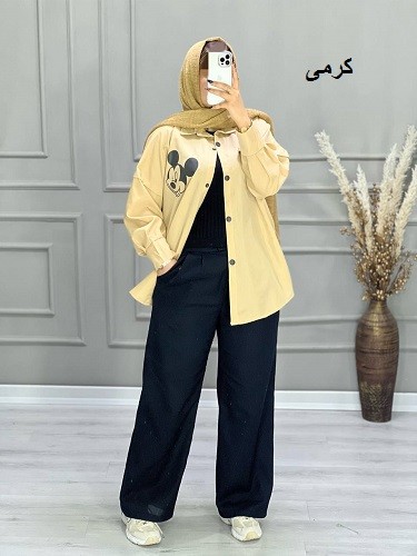 0688_ مانتو عروسکی میکی موس