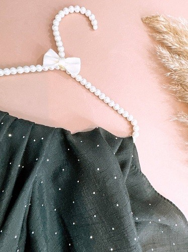 0077_روسری مشکی نگینی