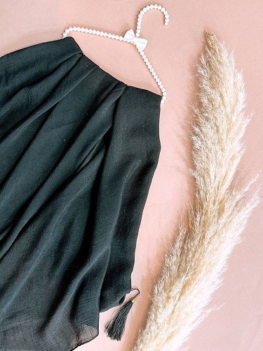 0077_روسری مشکی نگینی