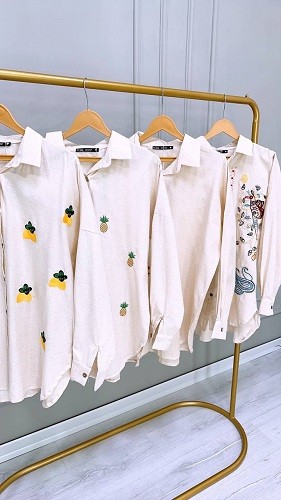 0696-مانتو لینن ترک