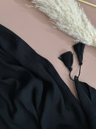 0082_شال مشکی نگینی