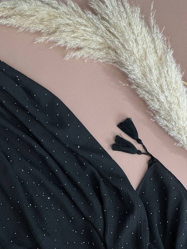 0082_شال مشکی نگینی