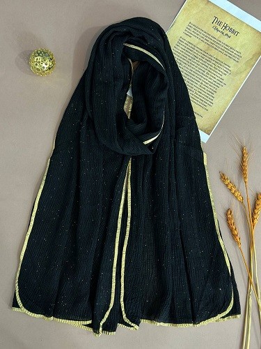 0086_شال مشکی سوفی