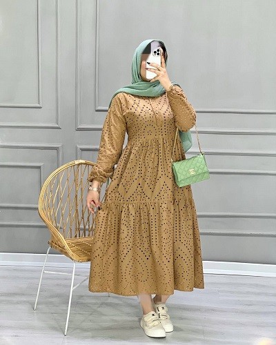 0701-پیراهن مزونی ملورین