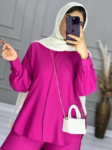 0703-ست مانتو شلوار دایان