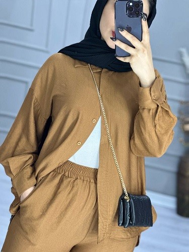 0703-ست مانتو شلوار دایان