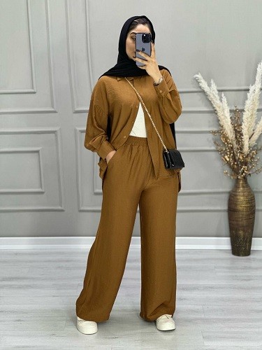 0703-ست مانتو شلوار دایان