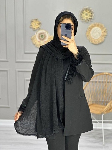 0088_شال مشکی سودا