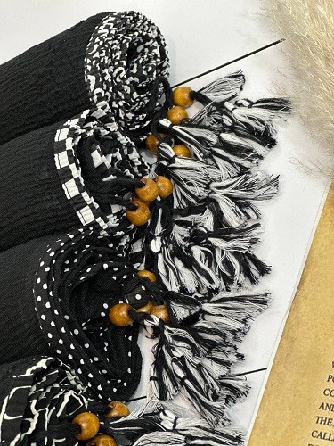 0091_شال مشکی الیزه