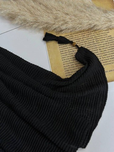 0093_شال مشکی پارلا