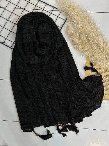 0093_شال مشکی پارلا