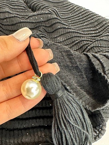 0099_شال مشکی ژابیز