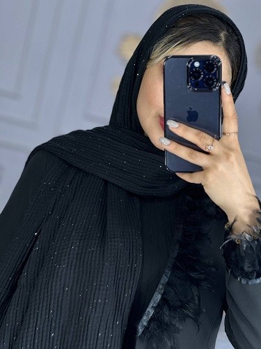 0099_شال مشکی ژابیز