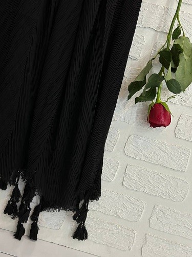 0100_شال مشکی سوفیا