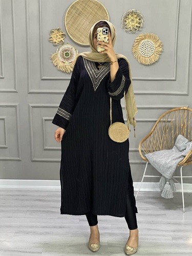 0718_ مانتو پیراهنی دلارا