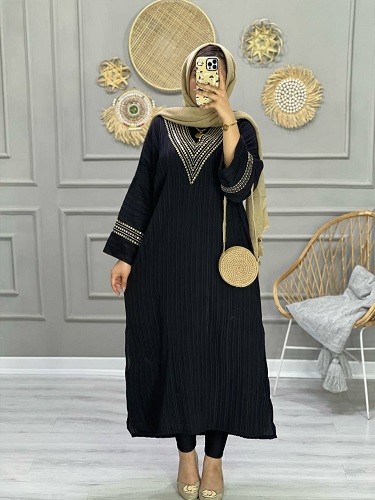 0718_ مانتو پیراهنی دلارا