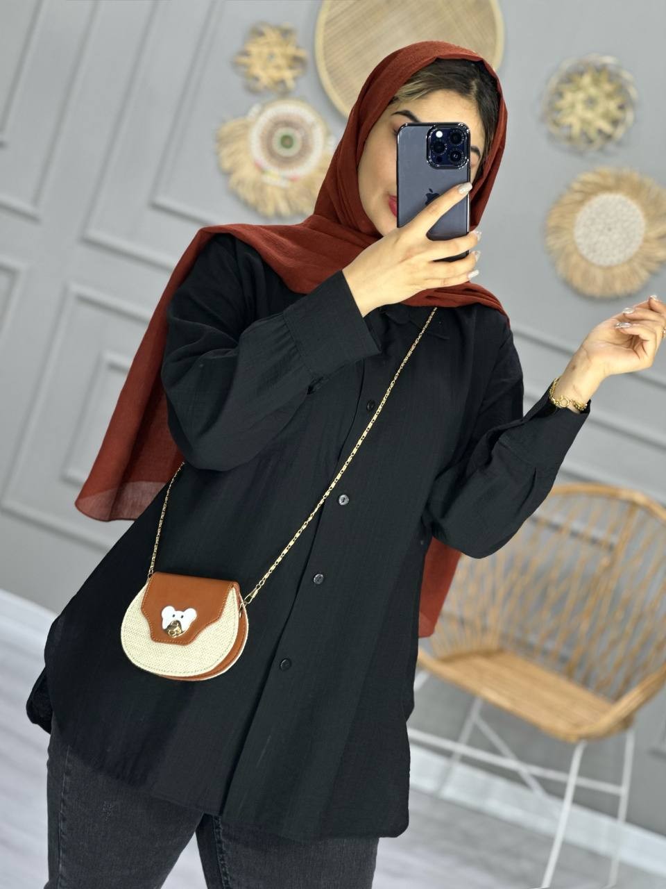 0719_ مانتو شومیزی آدمک