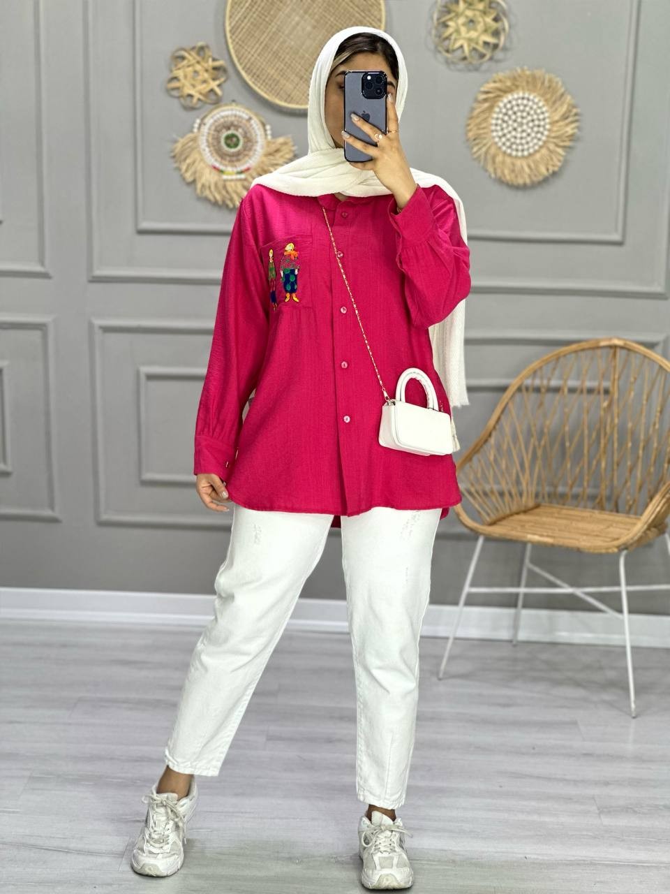 0719_ مانتو شومیزی آدمک