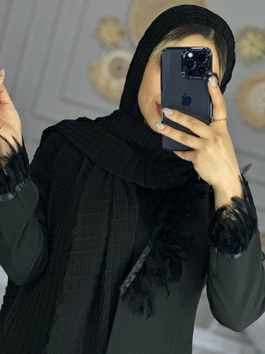 0104_شال مشکی رابو