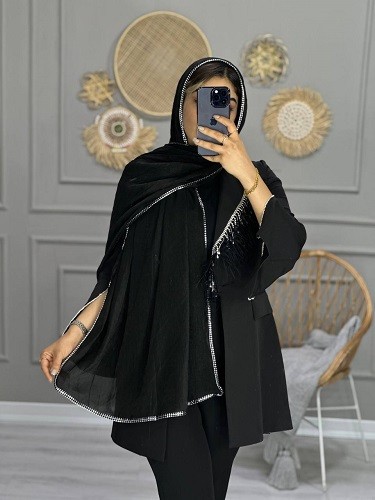 0105_شال مشکی مارال